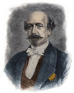 Portret francuskiego finansisty i polityka Charlesa de Morny dit Comte de Morny (lub księcia) (1811-1865) przyrodniego brata Napoleona III autorstwa Unknown artist