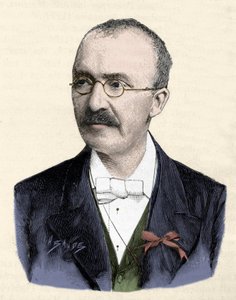 Portret niemieckiego archeologa Heinricha (Henri) Schliemanna (1822-1890). autorstwa Unknown artist