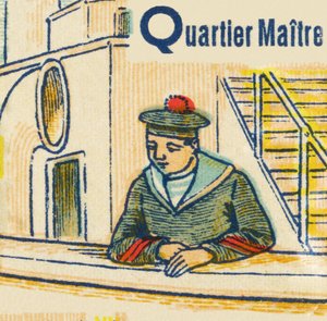 Q jako kwatermistrz autorstwa Unknown artist