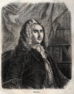 Rene Antoine Ferchault de Réaumur. Francuski fizyk i przyrodnik 1683-1757 autorstwa Unknown artist