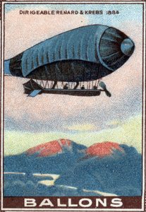 Balon sterowcowy Renard i Krebs autorstwa Unknown Artist