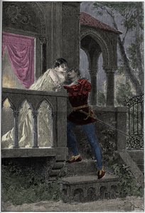 Reprezentacja Opery „Romeo i Julia” Hectora Berlioza gra w Operze Paryskiej. Grawerunek z 1888 roku. autorstwa Unknown artist