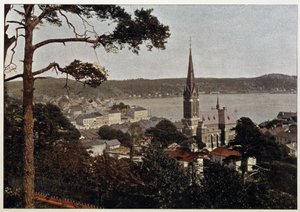 Rio de Janeiro, widok na Morne de Gloria, koniec XIX wieku autorstwa Unknown artist