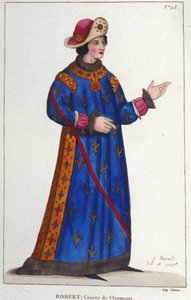 Robert z Francji, hrabia Clermont (1256-1318). Książę Kapetyjski. autorstwa Unknown artist