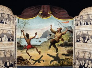 Robinson Crusoe i piątek autorstwa Unknown artist