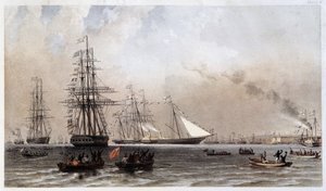 Królewski Jacht Anglii autorstwa Unknown artist