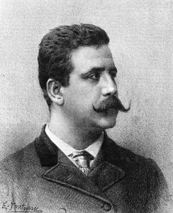 Ruggero Leoncavallo. Kompozytor włoski (1858-1919). autorstwa Unknown artist
