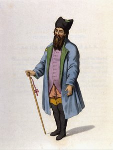 Rosyjski kupiec z Kaługi. Grawerowanie 1802. autorstwa Unknown artist