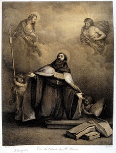 Święty Augustyn (354-430) - XIX wiek autorstwa Unknown artist