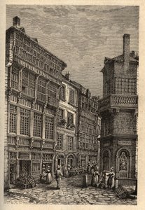 Saint Malo (Saint-Malo) dom Duguay Trouin (Rene Dugay-Trouin) - grawerowanie w „” PATRIE”” - PECTUREQUIREQUE OPIS FRANCJI W 6 TOMACH PRZEZ LUCIENA HUARDA - koniec XIX wieku autorstwa Unknown artist