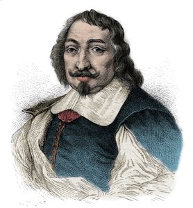 Samuel de Champlain (1567-1635) - Portret Samuela de Champlain (1567 - 1635) Francuski odkrywca w Ameryce - autorstwa Unknown artist
