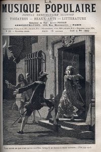 Scena z komedii Moliera (1622-1673) „Sycylijczyk ou l