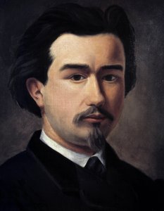 Autoportret Clémenta Adera (1841-1925), francuskiego inżyniera i wynalazcy „Ojca lotnictwa”. autorstwa Unknown artist