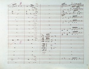 Karta nutowa Grande Symphony (op. 8) Carla Augusta Cannabicha autorstwa Unknown artist