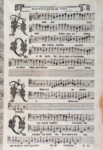 Strona nutowa Magnificat autorstwa Giovanniego Animuccia autorstwa Unknown artist
