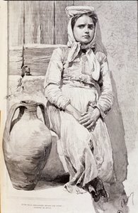 sycylijska dziewczyna autorstwa Unknown artist