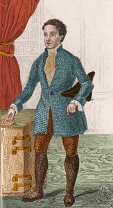 Siecle des Lumieres: portret Denisa Diderota (1713-1784), francuskiego pisarza i filozofa. Grawerowanie z 1876 roku. autorstwa Unknown artist