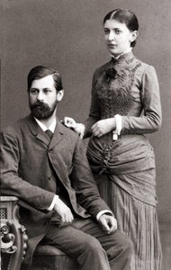 Zygmunt Freud i jego żona Bernays Martha w czerwcu 1885 r. autorstwa Unknown artist