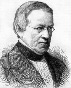 Sir Charles Wheatstone (1802-1875), brytyjski fizyk, wynalazca stereoskopu w 1838 r autorstwa Unknown artist