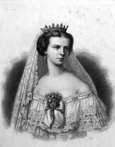 Sissi: Elżbieta Wittelsbach lub Elżbieta Austriacka, Impressum Austrii i Węgier (1837-1898) autorstwa Unknown artist