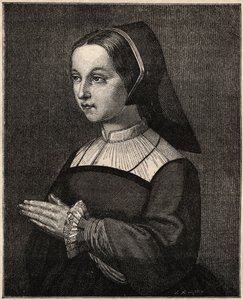 Św. Jane Frances de Chantal - Portret św. Jeanne-Francoise (Jeanne Francoise Fremyot, baronowa Rabutin de Chantal) autorstwa Chantal Założycielka Nawiedzenia (1572-1641) (Portret św. Jane Frances de Chantal (Jeanne-Francoise Fremyot, baronowa VS autorstwa Unknown artist