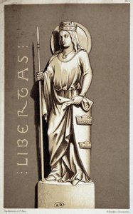 Posąg przedstawiający La Liberté de Chartres. autorstwa Unknown artist
