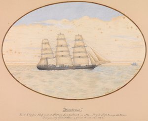 Drewniany kliper "Stonehouse autorstwa Unknown Artist
