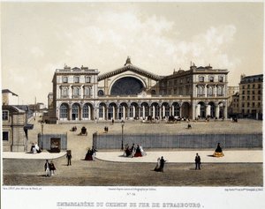 Dworzec kolejowy w Strasburgu (obecnie Gare de l