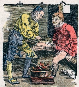 Chirurg dający ranę w 1528 r. autorstwa Unknown artist