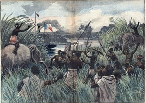 Przejęcie jeziora Czad (Afryka) autorstwa Unknown artist