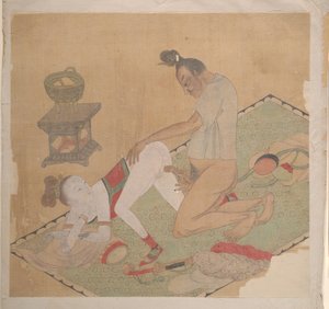 Tatarski oficer z blond damą autorstwa Unknown Artist