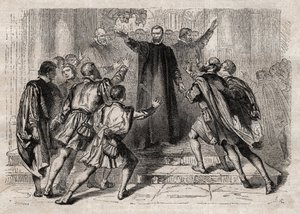 Anabaptysta rozpoznał Jana z Lejdy autorstwa Unknown