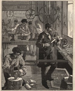 The Art of Tour: Warsztaty Turnera na drewnie. Grawer z 1885 roku w „Les arts et metiers illustres” Adolphe BITARD. autorstwa Unknown artist