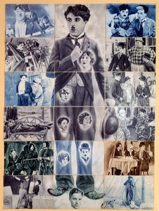 Cyrk w reżyserii Charliego Chaplina autorstwa Unknown Artist