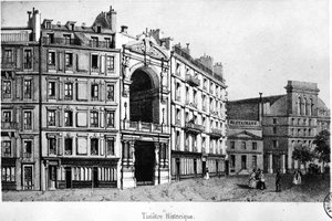 Teatr Historyczny w XIX wieku - rycina, Carnavalet.¿ autorstwa Unknown artist