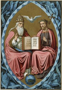 Trójca Święta - chrom.XIX w., po XV wiecznym lekarzu autorstwa Unknown artist