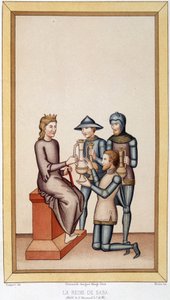Królowa Saby - w „Sztuce wystawienniczej, historii kostiumów i mebli”” autorstwa Unknown artist