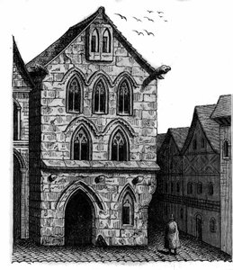 Dom Templariuszy w Louviers w Normandii. autorstwa Unknown artist