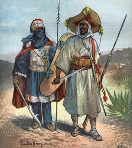 Tuareg w 1892 roku. autorstwa Unknown artist