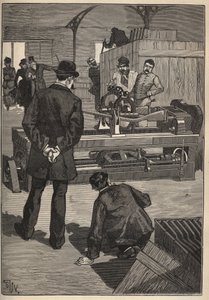 Sztuka zwiedzania: Wieża Blancharda. Grawer z 1885 roku w „Les arts et metiers illustres” Adolphe BITARD. autorstwa Unknown artist