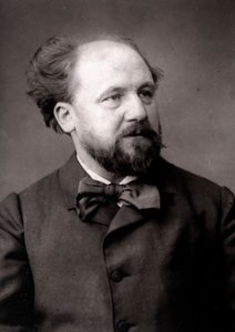 Artysta Jean-Joseph Weerts sportretowany z okazji Salonu Paryskiego w 1883 r. autorstwa Unknown