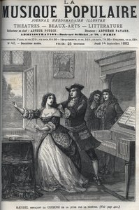 Kompozytor George Frederick Handel (Georg Friedrich Handel autorstwa Unknown artist