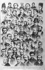 Różne typy przestępców według berlińskich archiwów policyjnych. 1882 autorstwa Unknown artist