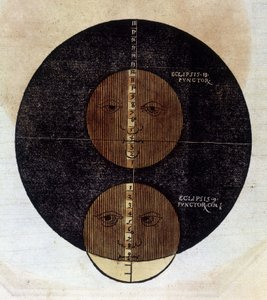 Zaćmienie księżyca - w „Astronomicon caesarum””, traktowane od XVI wieku. autorstwa Unknown artist