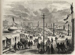 Święto 15 sierpnia 1867 na Trocadero w Paryżu - Znakomity wszechświat 1867 autorstwa Unknown artist
