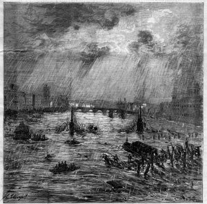 Wielka powódź Tuluzy 23 czerwca autorstwa Unknown artist