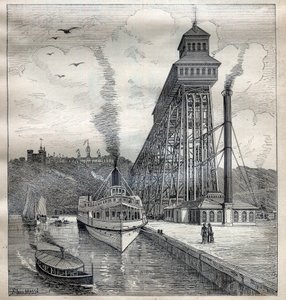 Windy Weehawken w Stanach Zjednoczonych - Grawerowanie w „La Science francaise”” autorstwa Unknown artist