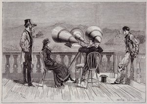 Megafon Thomasa Edisona - w „La Nature” 1878 autorstwa Unknown artist