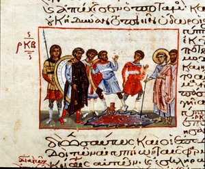 Rany Egiptu: woda Nilu zamieniła się w krew Miniatura z „Codex de l