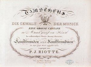 Strona tytułowa partytury Tymoteusza autorstwa GF Haendla (1812) autorstwa Unknown artist